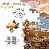 Cape Town Sunset Feast Jigsaw Puzzle 1000 Pieces