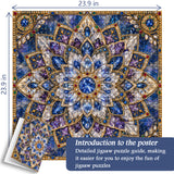 Crystal Mandala Jigsaw Puzzle 1000 Pieces