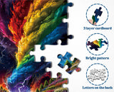 Rainbow Tornado Jigsaw Puzzle 1000 Pieces