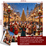 Christmas Carol Chorus Jigsaw Puzzle 1000 Pieces