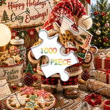 Christmas Gnome Bakery Jigsaw Puzzle 1000 Pieces