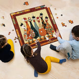 Fabric Chickens Jigsaw Puzzle 1000 Pieces