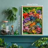 Rainforest Frog Swarm Jigsaw Puzzle 1000 Pieces