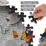 Butterfly Lady Jigsaw Puzzle 1000 Pieces