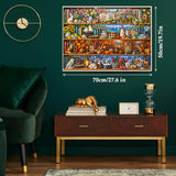 Four Seasons Bookshelf Jigsaw Puzzle 1000 Pieces