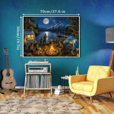 Moonlit Camp Jigsaw Puzzle 1000 Pieces