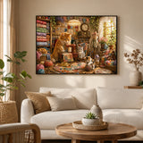 Sewing Cat Cottage Jigsaw Puzzle 1000 Pieces