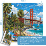 Golden Gate Coast Jigsaw Puzzle 1000 Pieces