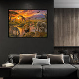 Serengeti Sunset Jigsaw Puzzle 1000 Pieces