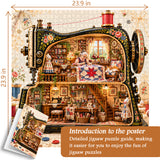 Grandma's Sewing Machine Jigsaw Puzzle 1000 Pieces
