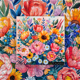 Vibrant Flowers Jigsaw Puzzle 1000 Pieces