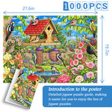 Birdhouse Bliss Jigsaw Puzzle 1000 Pieces