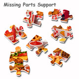 Video Game Food Feast Jigsaw Puzzle 1000 Pieces