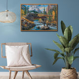 Stream Fishing Jigsaw Puzzle 1000 Pieces