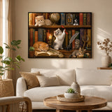 Bookshelf Kittens Jigsaw Puzzle 1000 Pieces