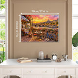 Seine at Sunset Jigsaw Puzzle 1000 Pieces