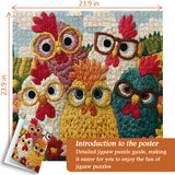 Chic Chickens Jigsaw Puzzle 1000 Pieces