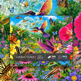 Garden Visitors Jigsaw Puzzle 1000 Pieces