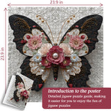 Floral Wings Jigsaw Puzzle 1000 Pieces