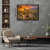 Serengeti Sunset Jigsaw Puzzle 1000 Pieces
