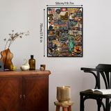 Vintage USA Collage Jigsaw Puzzle 1000 Pieces