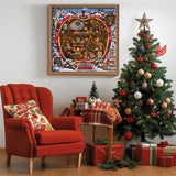 Christmas Apple Bookstore Jigsaw Puzzle 1000 Pieces