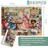 Tea, Hats & Cats Jigsaw Puzzle 1000 Pieces