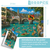 Floating the Aare Jigsaw Puzzle 1000 Pieces