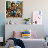Cowboy Strums Jigsaw Puzzle 1000 Pieces