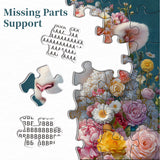 Flower Sheep Jigsaw Puzzle 1000 Pieces