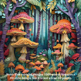 Mushroom Forest Jigsaw Puzzle 1000 Pieces