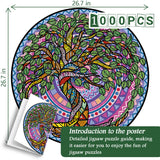 Bboldin® Mandala  Tree Jigsaw Puzzle 1000 Pieces