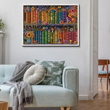 Botanical Bookshelf Jigsaw Puzzle 1000 Pieces