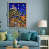 Dreamy Castle Town Jigsaw Puzzle 1000 Pieces