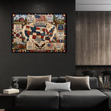 American Heritage Quilt Jigsaw Puzzle 1000 Pieces
