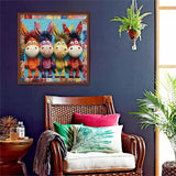 Quilted Donkeys Jigsaw Puzzle 1000 Pieces