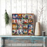 Patchwork Chickens Jigsaw Puzzle 1000 Pieces