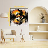 Twilight Dragon Shadow Jigsaw Puzzle 1000 Pieces