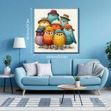 Funny Hat Birds Jigsaw Puzzle 1000 Pieces