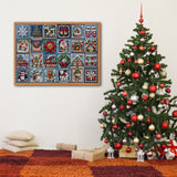 Blue Christmas Wonderland Jigsaw Puzzle 1000 Pieces
