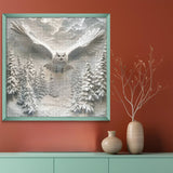 Owl in Snow Jigsaw Puzzle 1000 Pieces