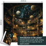 Cosmic Library Jigsaw Puzzle 1000 Pieces