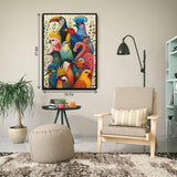 Rainbow Feather Collection Jigsaw Puzzle 1000 Pieces