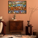 Four Seasons Bookshelf Jigsaw Puzzle 1000 Pieces