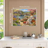 Garden Reading Jigsaw Puzzle 1000 Pieces