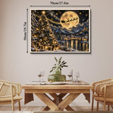 Moonlit Christmas Village Jigsaw Puzzle 1000 Pieces
