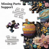 Biene unter Blüten Puzzle 1000 Teile