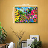 Garden Visitors Jigsaw Puzzle 1000 Pieces