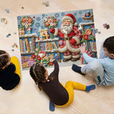 Santa's Bloomed Blessing Jigsaw Puzzle 1000 Pieces