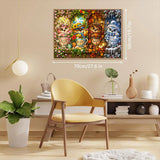 Four Seasons Owl Jigsaw Puzzle 1000 Pieces